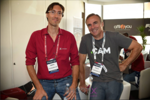 Marco et Patrick à un salon